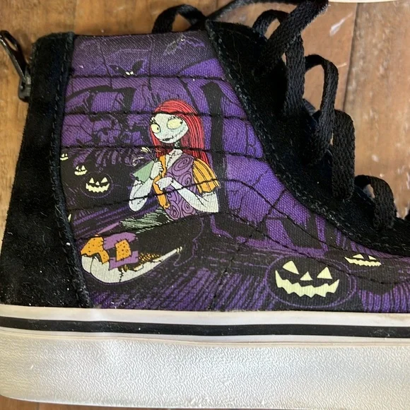 Vans Disney nightmare before Christmas glow in the dark high tops - Picture 4 of 15